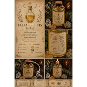 Felix Felicis Oil Candle